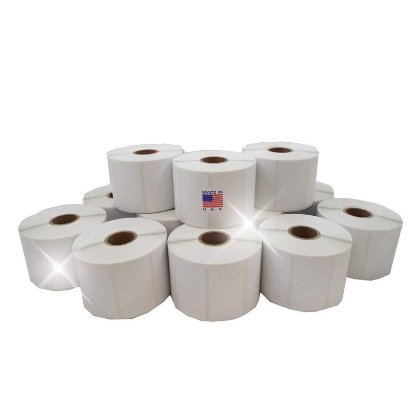 IDEALSEAL Compatible Replacement for 2.25 x1.25 Top Coated Direct Thermal Labels UPC 1135 Labels Per Roll (12) Resistant to Scratches and Smudges, for Zebras 2844, ZD410, ZP450, ZP500, ZP505 - Image 1